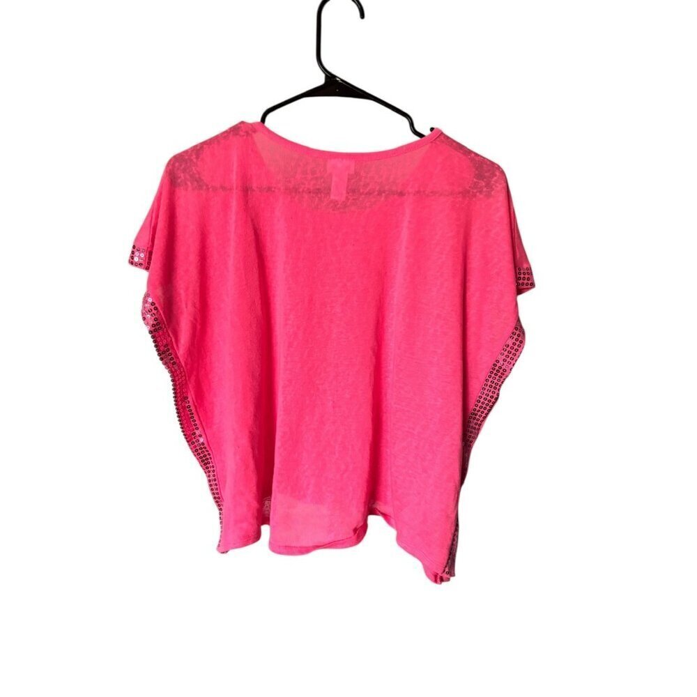 Justice Girls Pink Pink Crop Top - Picture 2 of 4